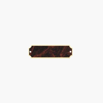 Name Plate Marbilzed Maroon 1" x 3.25"