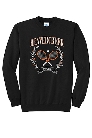 Beavercreek Tennis Port & Company Core Fleece Crewneck Sweatshirt (Design A)