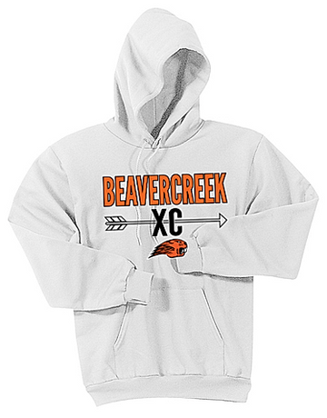 Beavercreek Cross Country 2025 Arrow Design PC78H Port & Co 50/50 Hoodie