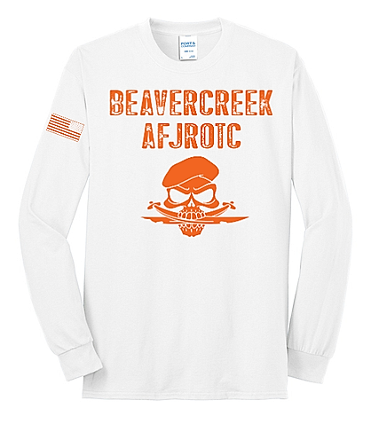 Beavercreek JROTC Port & Co Long Sleeve 50/50 T-Shirt Raider