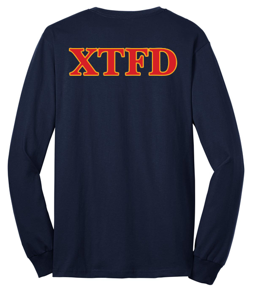 Xenia Twp Fire Department PC55LS Port & Company Long Sleeve Core Blend Tee