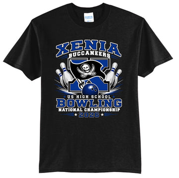 Xenia Bowling 2026 Nationals Port & Co 50/50 T-Shirt