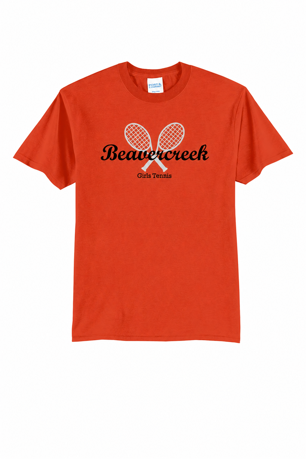 Beavercreek Girls Tennis Port & Co 50/50 T-Shirt 1