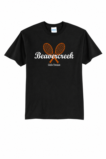 Beavercreek Girls Tennis Port & Co 50/50 T-Shirt 1