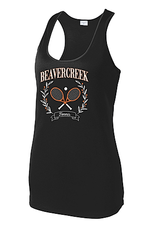 Beavercreek Tennis Sport-Tek Women's PosiCharge Competitor Racerback Tank.(A)