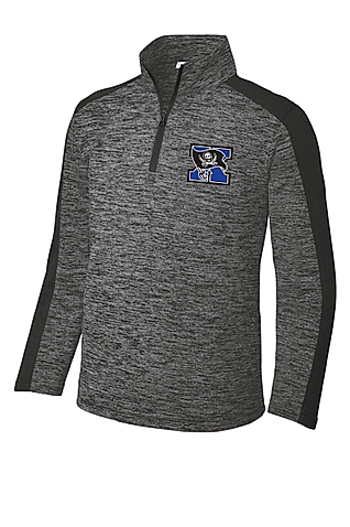 Cox Elementary Sport-Tek Youth Posicharge Electric Heather Colorblock 1/4-Zip Pullover