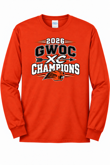 GWOC Champions 2026 Port & Co Long Sleeve Core Blend Tee