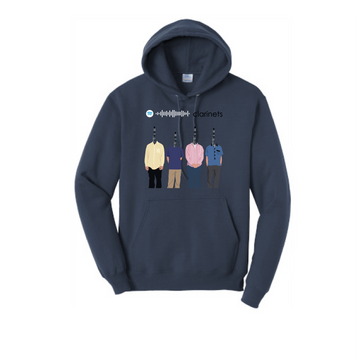 2026 Clarinet Port & Co 50/50 Hooded Sweatshirt