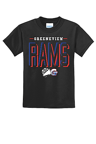 Greenview cheer spirit wear Port & Company Youth Core Blend Tee