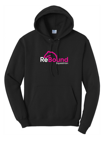 Rebound Equestrian Port & Company - Core Fleece Pullover Hooded Sweatshirt. PC78H