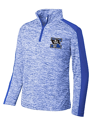 Cox Elementary Sport-Tek Youth Posicharge Electric Heather Colorblock 1/4-Zip Pullover