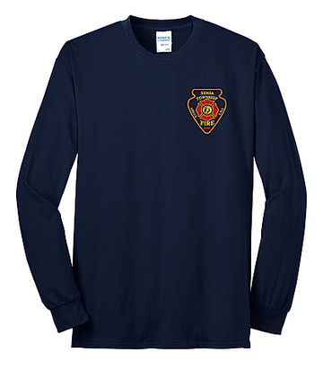Xenia Twp Fire Department PC55LS Port & Company Long Sleeve Core Blend Tee
