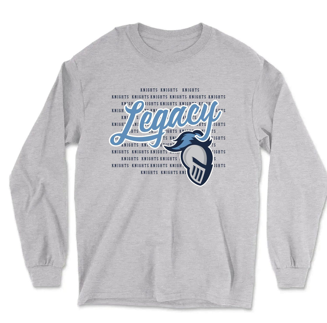 Legacy Knight Head Long Sleeve T-Shirt