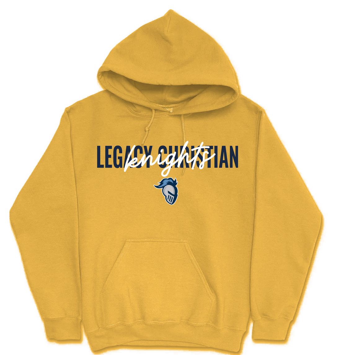 Knights in Script Hooded Sweatshirt