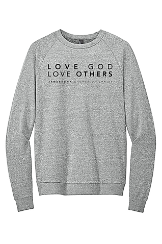 Jamestown Church of Christ District Perfect Tri Fleece Crewneck Sweatshirt DT1304 (Design A)