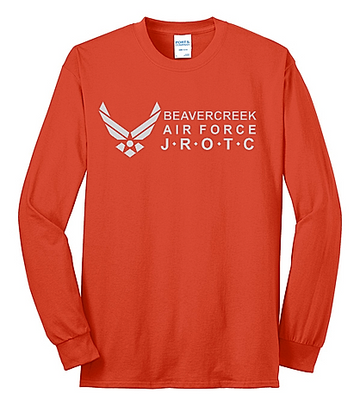 Beavercreek JROTC Port & Co Long Sleeve 50/50 T-Shirt