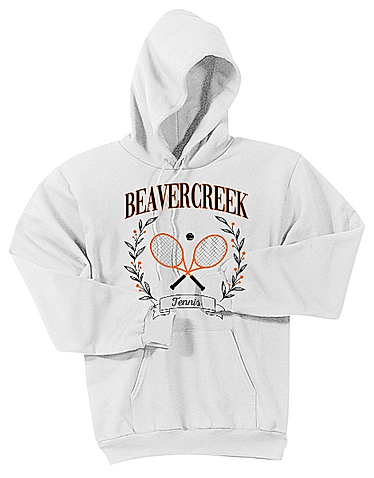 Beavercreek Tennis Port & Company Core Fleece Pullover Hooded Sweatshirt (A)