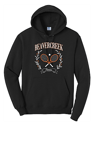 Beavercreek Tennis Port & Company Core Fleece Pullover Hooded Sweatshirt (A)