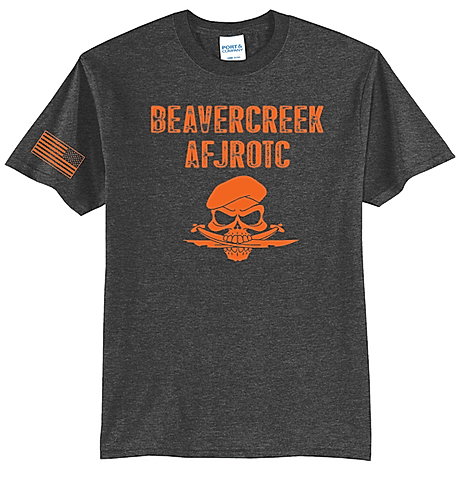 Beavercreek JROTC Port & Co 50/50 T-Shirt Raider