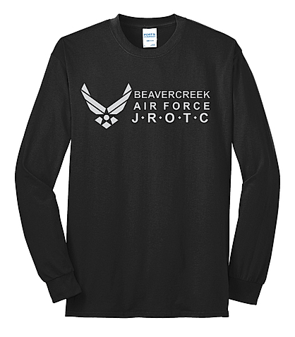 Beavercreek JROTC Port & Co Long Sleeve 50/50 T-Shirt