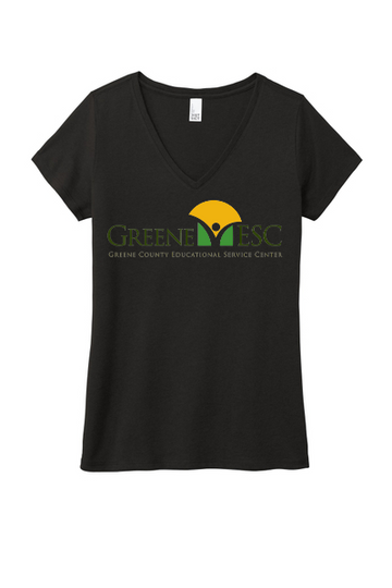 DM1350L - District Women's Perfect Tri V-Neck T-shirt