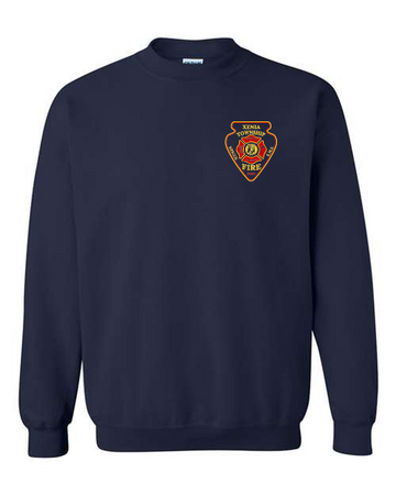 Xenia Twp Fire Department 18000 Gildan  Heavy Blend Crewneck Sweatshirt