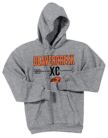 Beavercreek Cross Country 2025 Arrow Design PC78H Port & Co 50/50 Hoodie