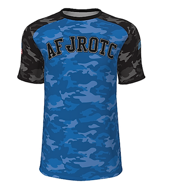 Xenia JROTC Camo Jersey T-Shirt