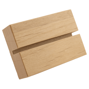 2" x 3" Alder Base with 5/32" Slot