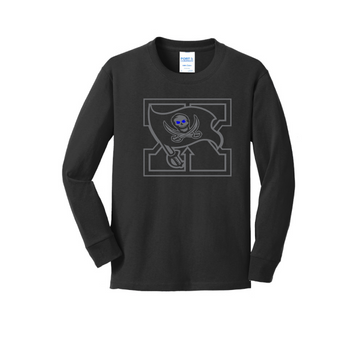 BLACK-OUT PC55 Port & Co 50/50 Long Sleeve T-Shirt