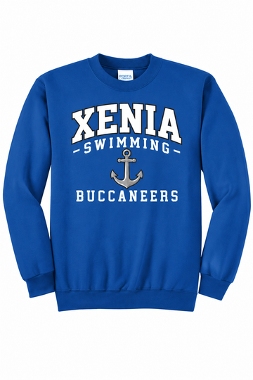 Xenia Swim Port & Co Core Fleece Crewneck Sweatshirt