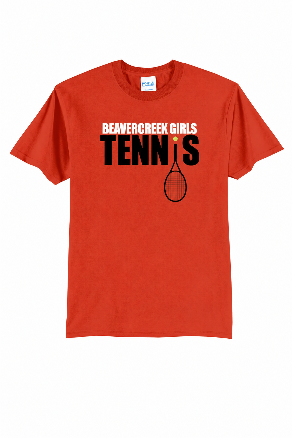 Beavercreek Girls Tennis Port & Co 50/50 T-Shirt