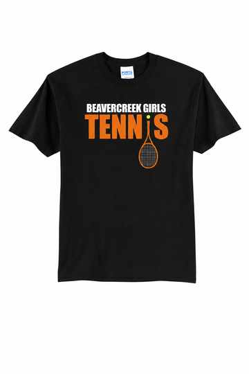 Beavercreek Girls Tennis Port & Co 50/50 T-Shirt