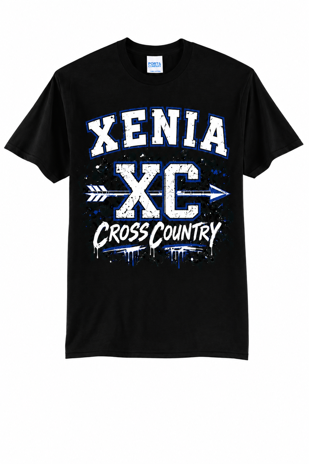 Xenia Cross Country Port & Co 50/50 T-Shirt