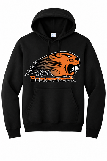 Beavercreek Spirit Wear - Printed Port & Co Core Fleece Pullover Hooded Sweatshirt