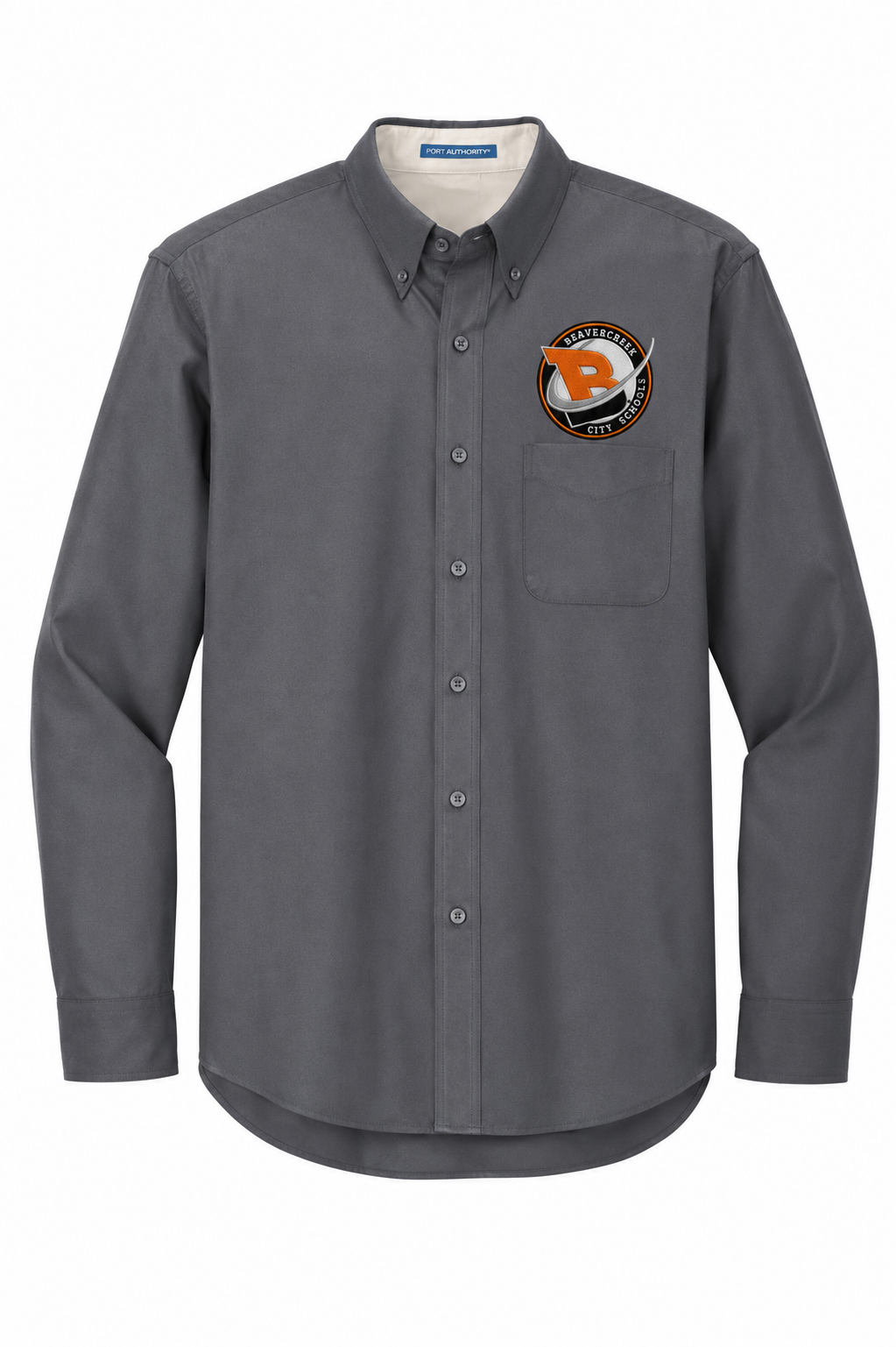 Beavercreek Spirit Wear Port Authority Long Sleeve Easy Care Shirt Embroidered