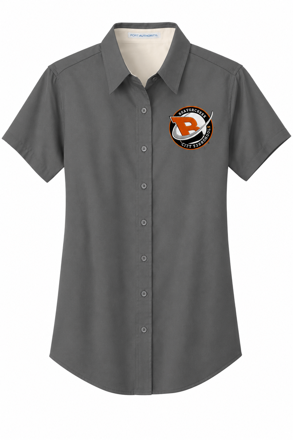 Beavercreek Spirit Wear Port Authority Women's Short Sleeve Easy Care Shirt Embroidered