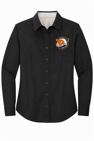 Beavercreek Spirit Wear Port Authority Women's Long Sleeve Easy Care Shirt Embroidered