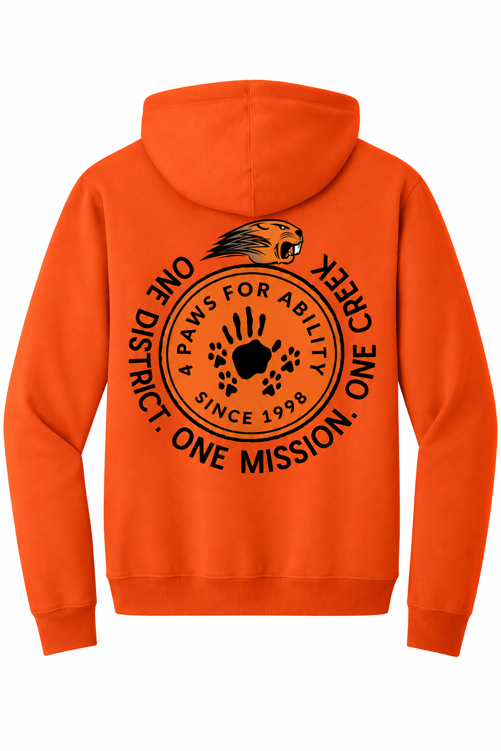 One District: One Mission PC78H Port & Co 50/50 Hooded Sweatshirt