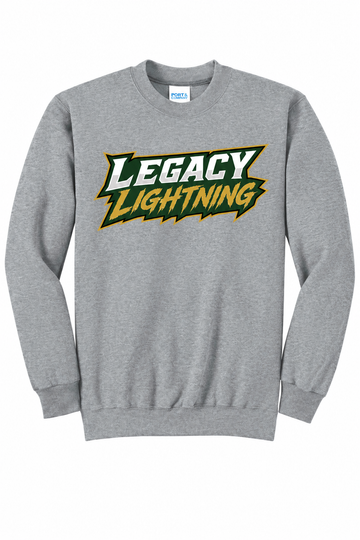 Legacy Lightning Design 1 Port & Co 50/50 Crewneck Sweatshirt