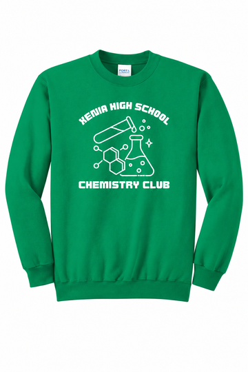 Xenia Chemistry Club PC78 Port & Co 50/50 Sweatshirt
