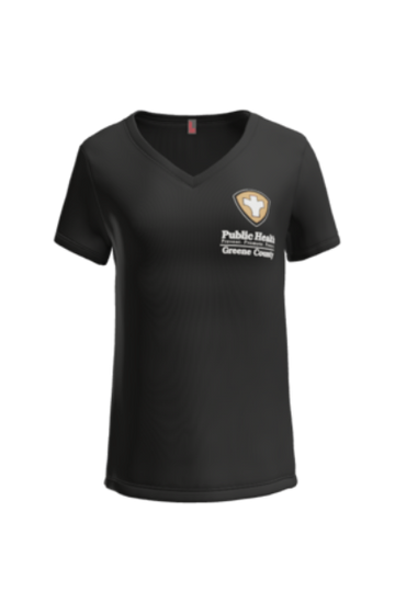 Greene Co Public Health DM1170L District Women’s V-Neck T-Shirt