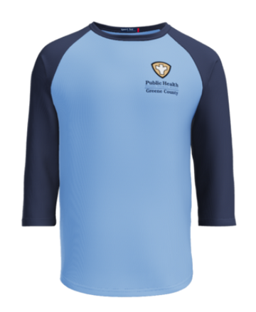 Greene Co Public Health T200 Sport-Tek Colorblock Raglan Jersey Shirt