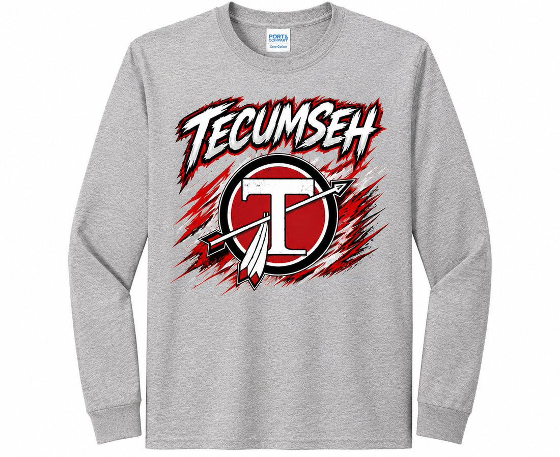 Tecumseh Port & Co Long Sleeve 50/50 T-Shirt