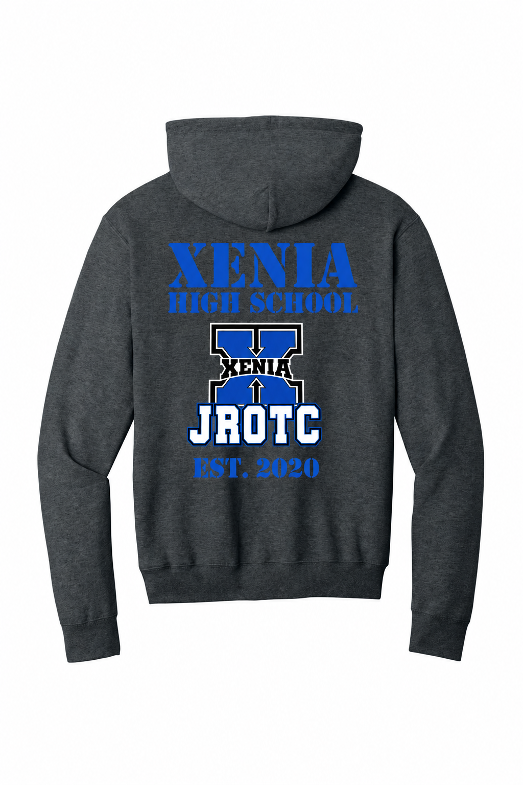 Xenia JROTC Port & Co 50/50 Hooded Sweatshirt