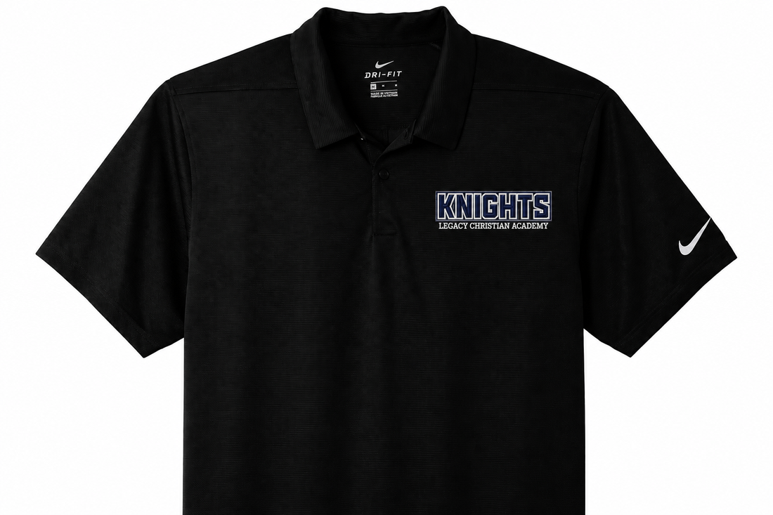 Legacy Christian Academy Nike Dri-Fit Polo (Athletic Logo)