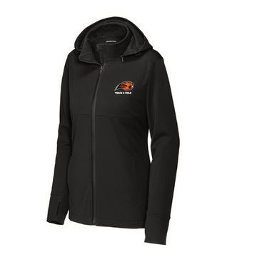Beavercreek Track & Field Sport-Tek Women's Hooded Soft Shell Jacket:LST980