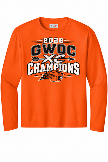 GWOC Champions 2026 A4 Cooling Performance Long Sleeve Tee