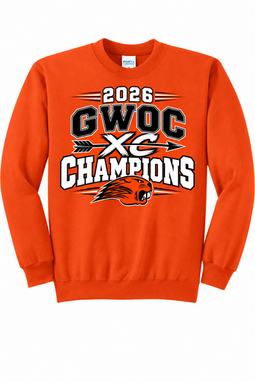 GWOC Champions 2026 Port & Co Core Fleece Crewneck Sweatshirt