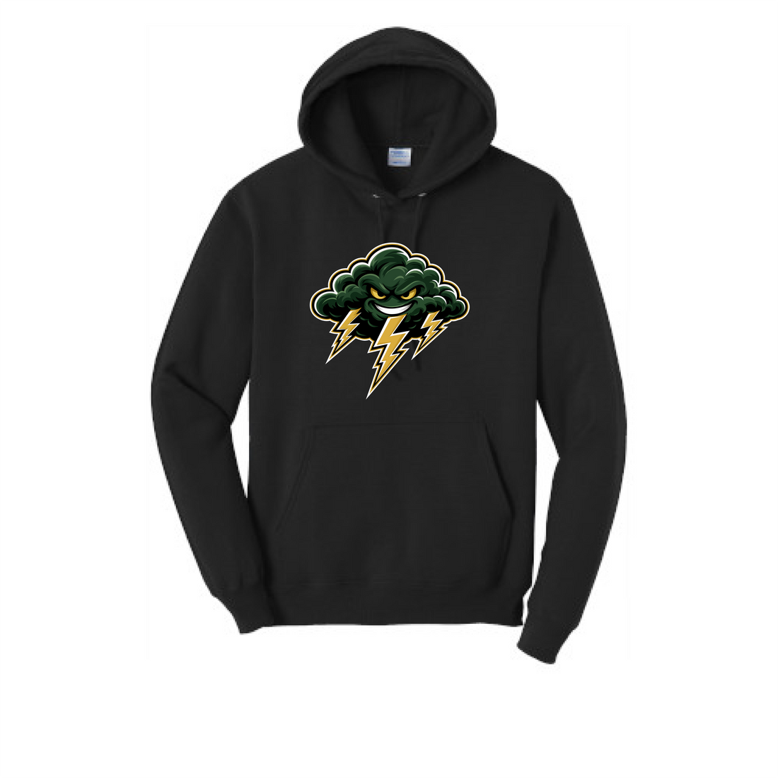 Legacy Lightning Baseball Design 2 Port & Co Core Fleece Pullover Hooded Sweatshirt (Copy)